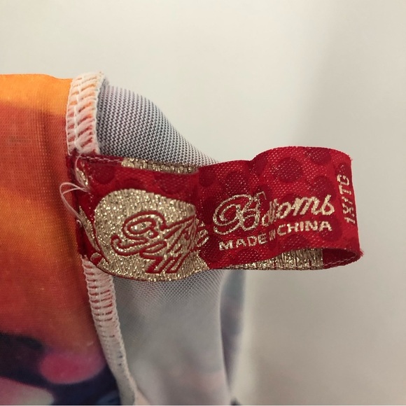 Apple bottoms 1X maxi skirt side slip elastic 0959 stretch multicolor - Picture 10 of 16